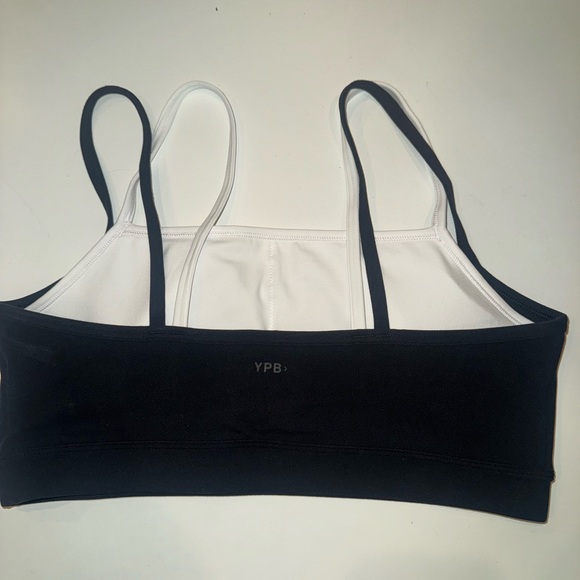 YPB studioFLEX Double-Layered Sports Bra - Size M. New W/O tags. B&W. - Picture 3 of 11
